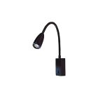BRILUX SRL - BR1B500-R9305E LAMPADA A LED MURO FLESSIBILE NERO CON A