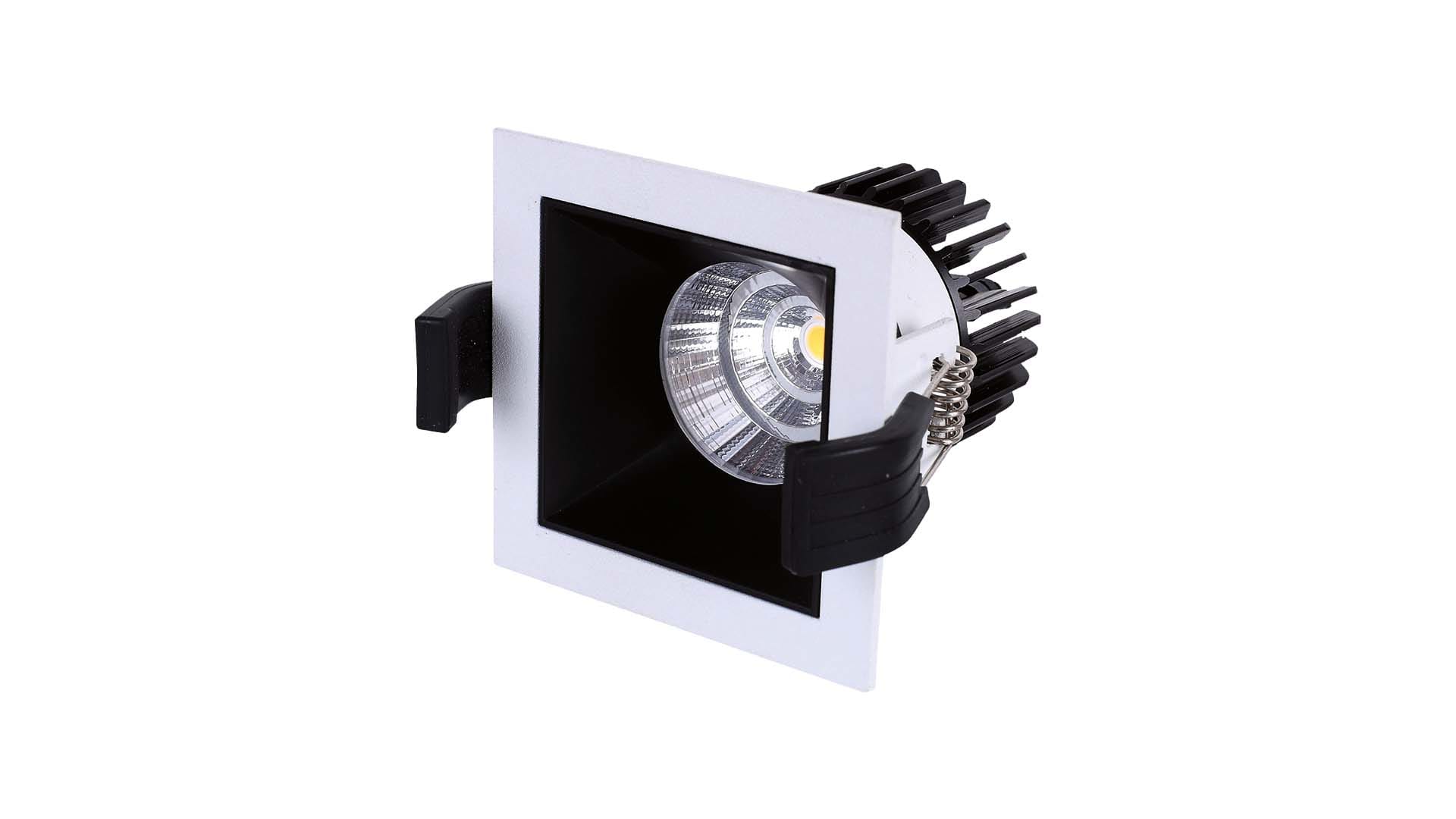 BRILUX SRL - BR1B501-Q18003 ANELLO FISSO QUADRATO 80X80MM BIANCO