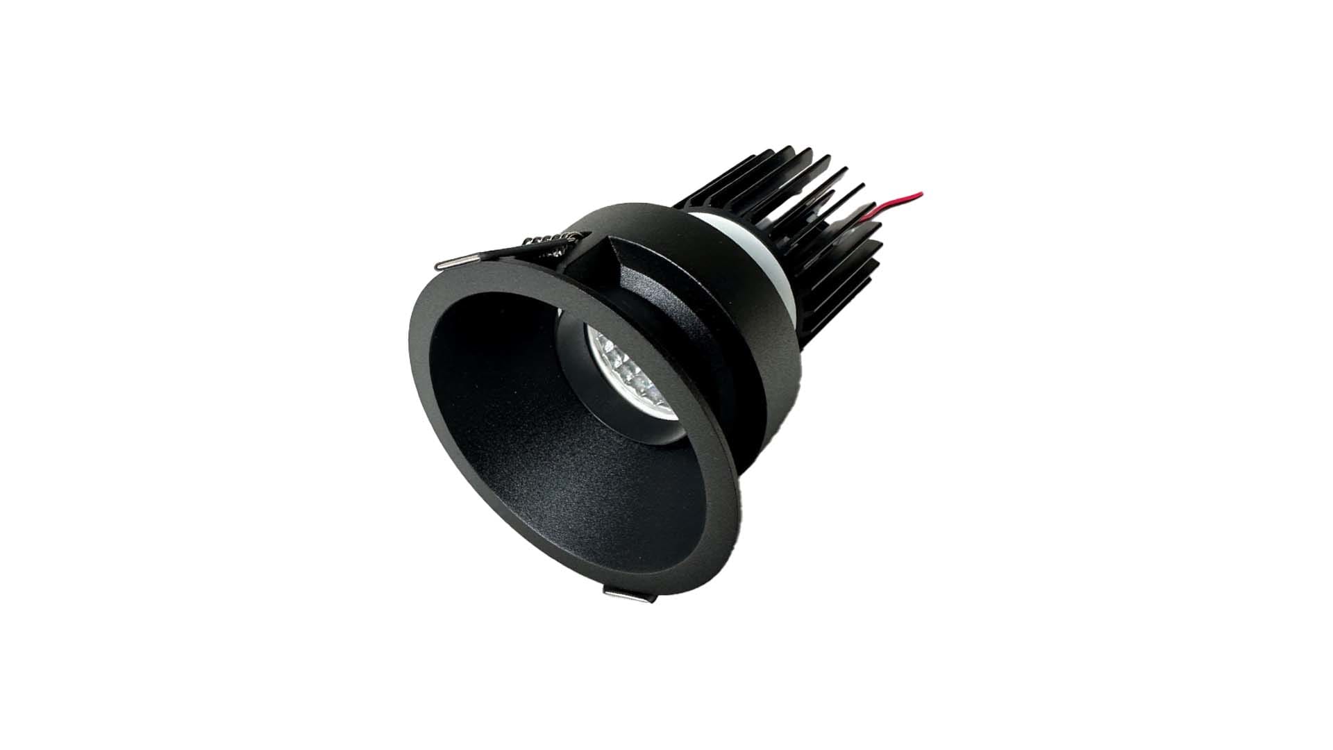 BRILUX SRL - BR1B501-Q18505 ANELLO ORIENTABILE QUADRATA 85X85MM NERO