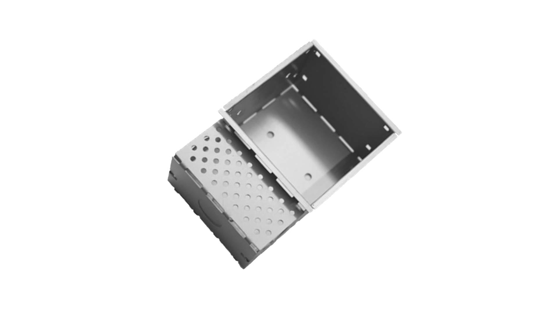 BRILUX SRL - BR1B502-Q920Z SCATOLA PER LAMPADE A MURO ZINCATO 78X11