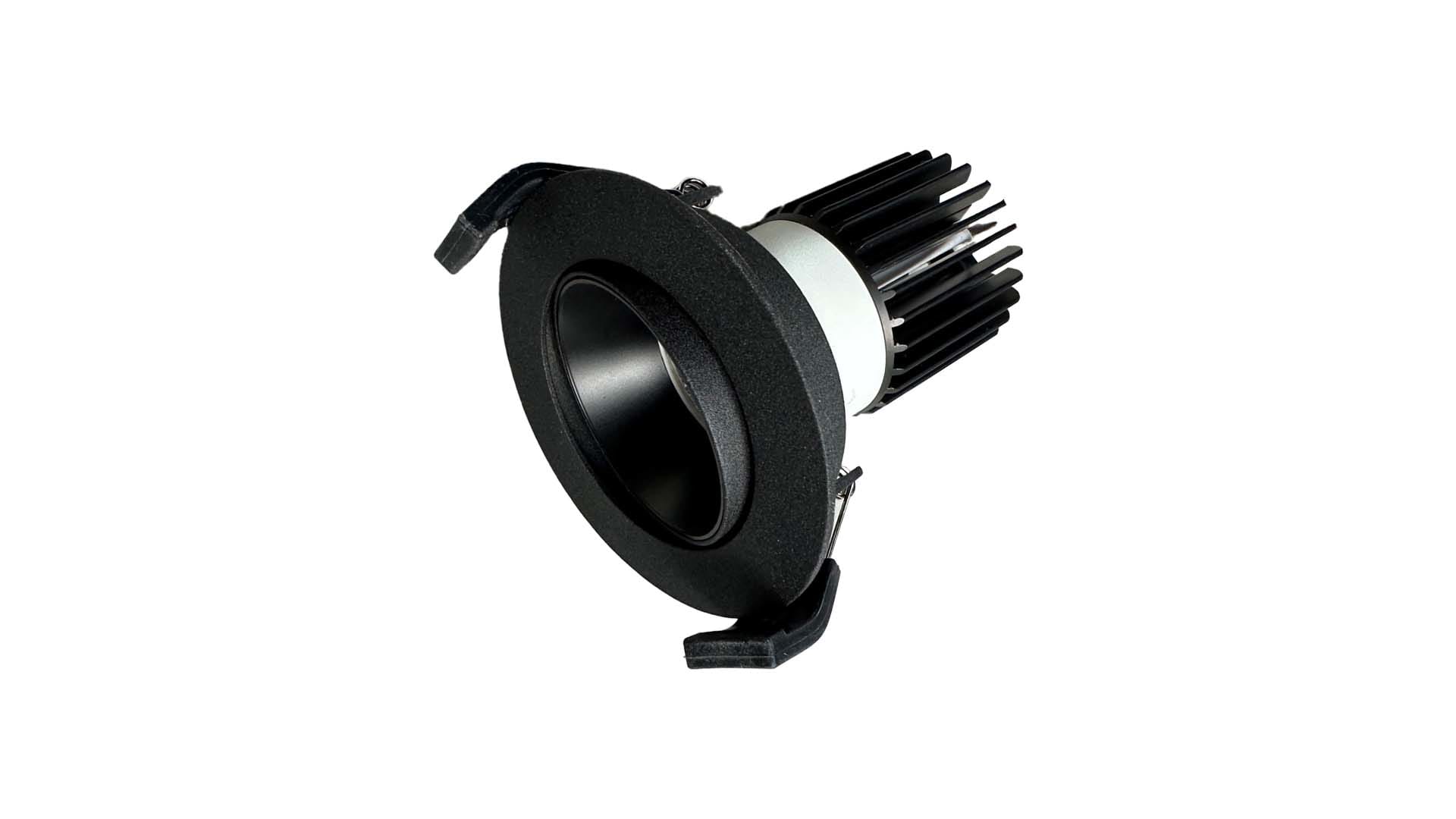 BRILUX SRL - BR1B502-R19605 ANELLO ORIENTABILE ROTONDO 95MM NERO