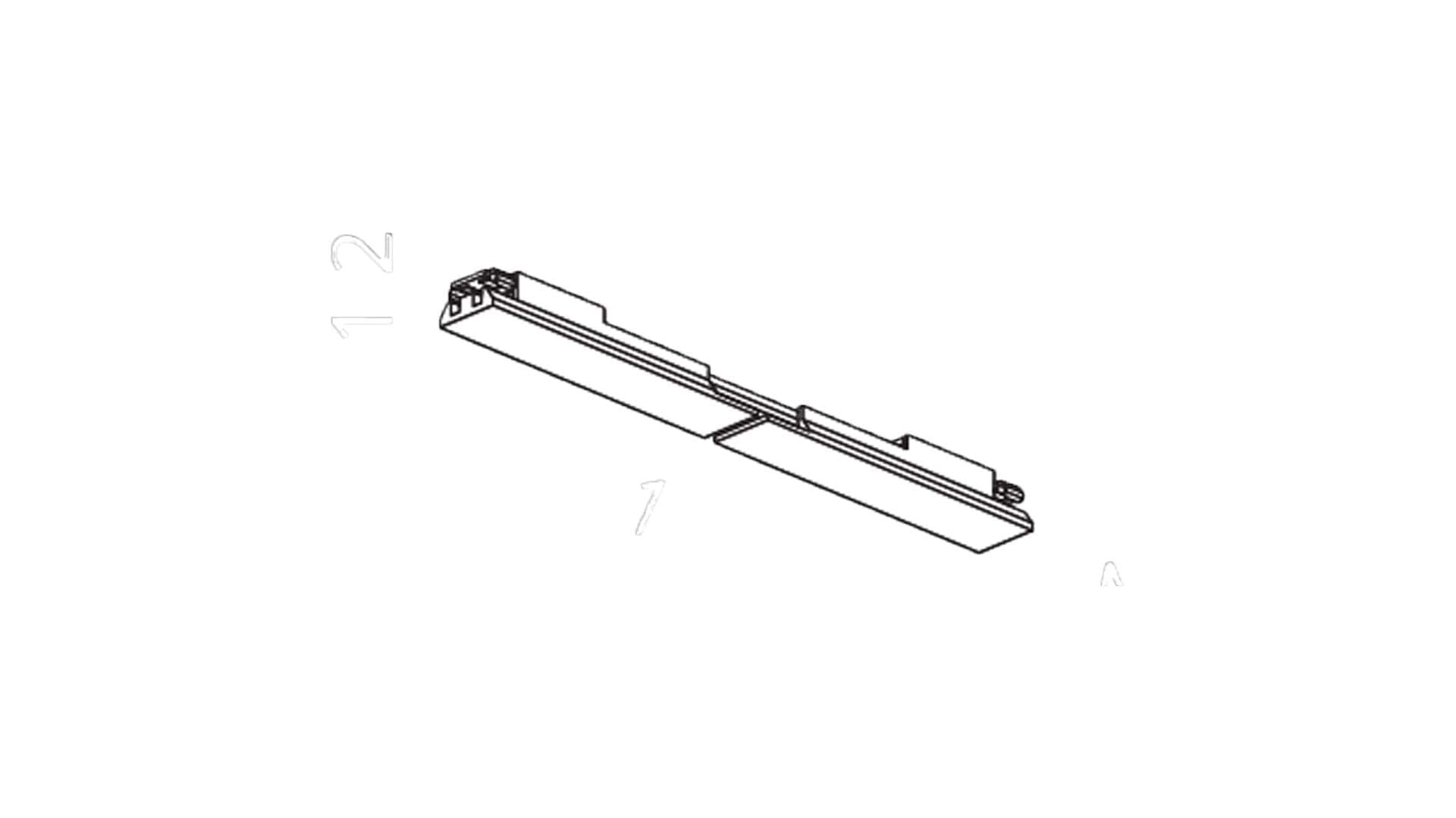 BRILUX GMBH SRL - BRIB600-TMMDC MINI TRACK ALIMENTAZIONE GIUNTO CON CAVO