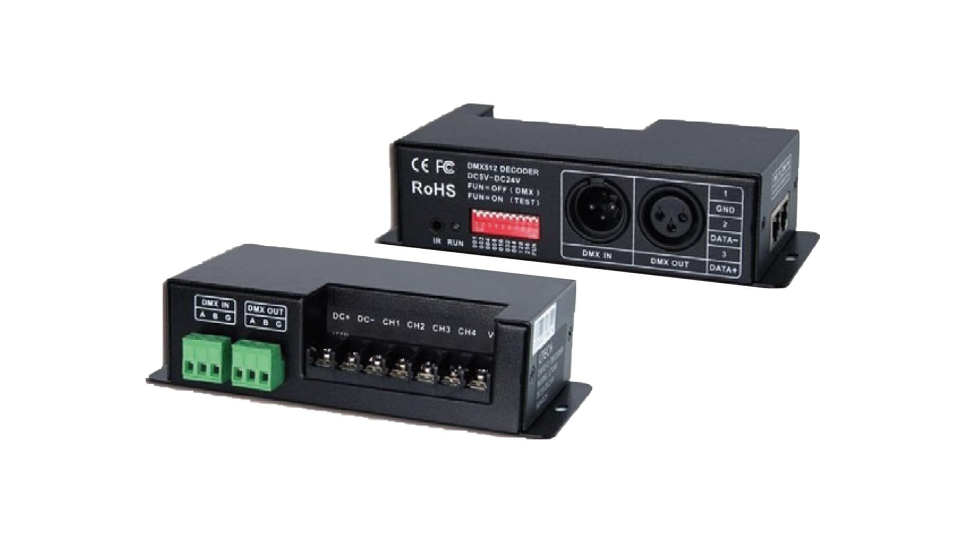 BRILUX SRL - BR1B65-LT840 DMX DRIVER 5-24VDC 4X5A CV