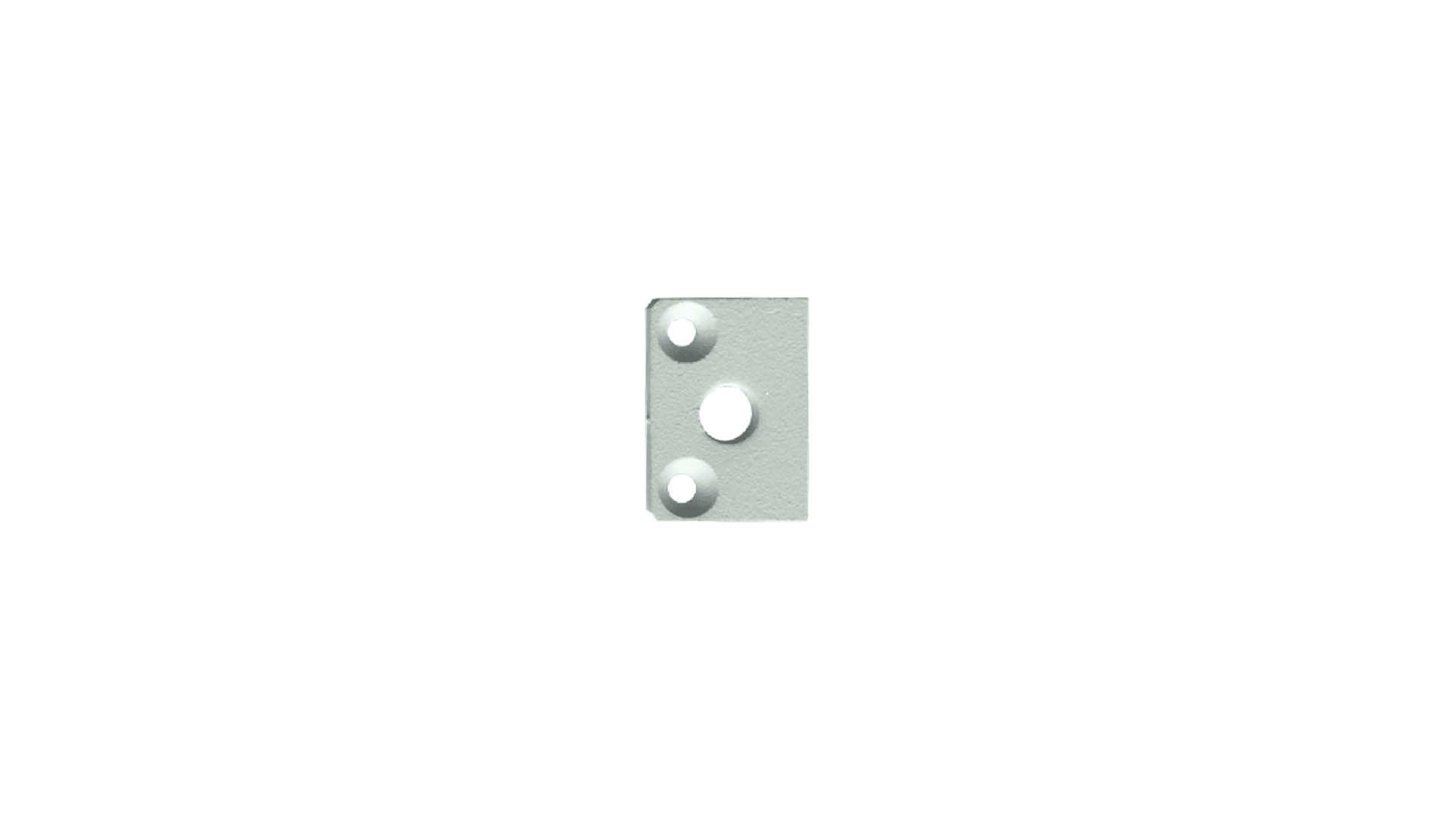 BRILUX SRL - BR1B930045U103 TAPPO U1 CON FORO, BIANCO