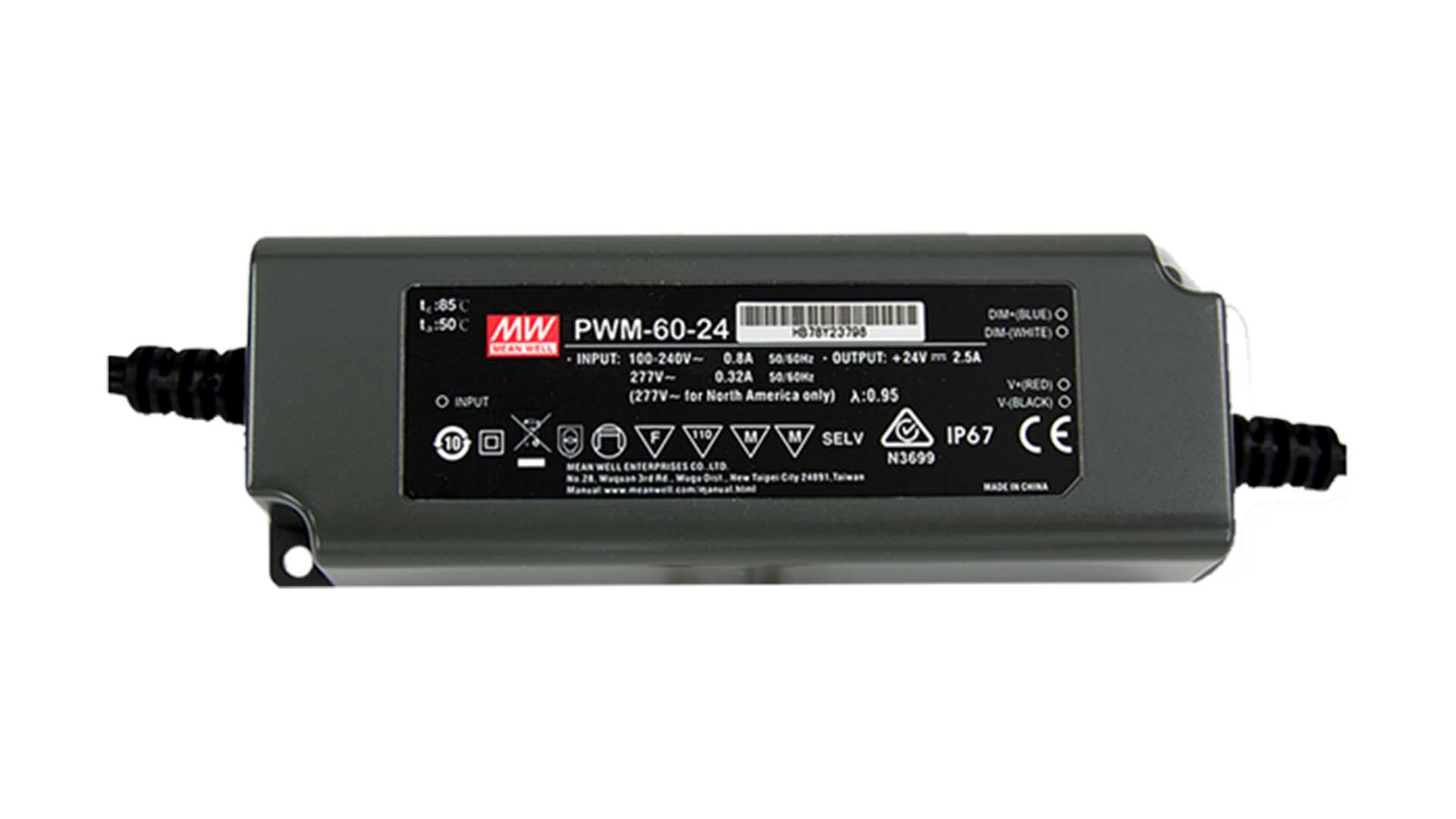 BRILUX GMBH SRL - BRIB96-PWM6024DA ALIMENTATORE PWM 60-24 MW 60W 24VDC DALI