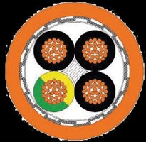 BREVETTI STEND. CAVO - BRC4210460LC SHILDED PUR LC CABLE 4G6,0 UL/CSA 1000V