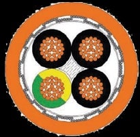 BREVETTI STEND. CAVO - BRC4210425LC CABLE PUR 4G2,5 UL/CSA 0,6/1KV/X0D/X0ARA