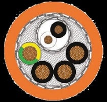 BREVETTI STEND. CAVO - BRC4230415LC SHILDED PVC LC CABLE 4G1,5 UL/CSA 1000V