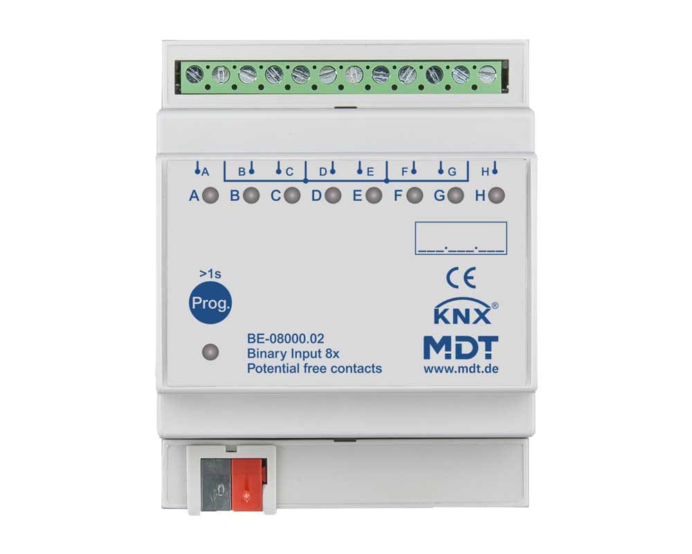 MDT ITALIA SRL - EYGBE-08000.02 Ingresso Binario KNX 8 can.