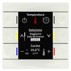 MDT ITALIA SRL - EYGBE-BZS86.01 Room Controller KNX Smart 86 con display a colori, bianco lucido