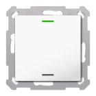 MDT ITALIA SRL - EYGBE-TAL55T1.01 Tastiera KNX Light 55, 1 tasto + T°, bianco lucido