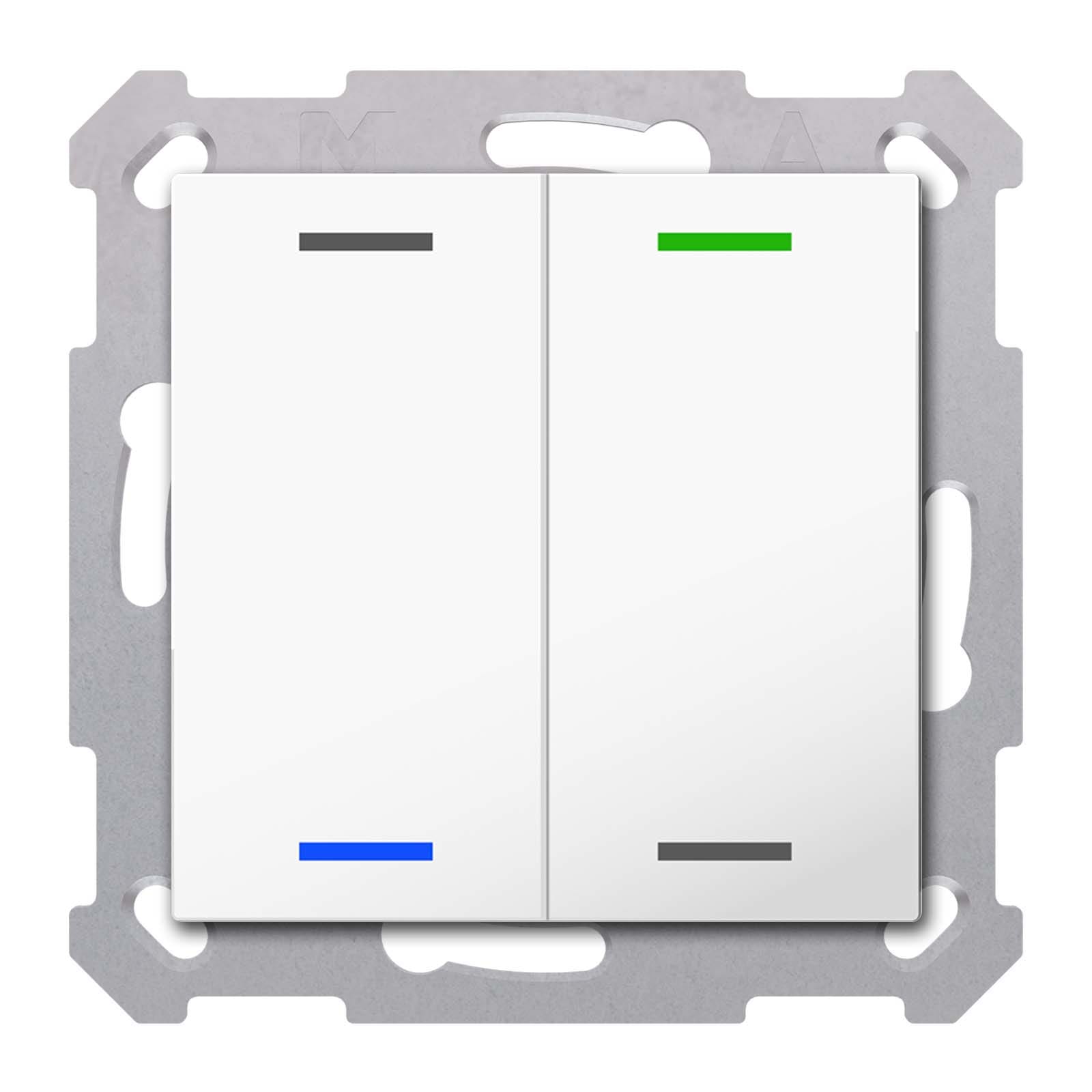 MDT ITALIA SRL - EYGBE-TAL55T2.01 TAST.LIGHT55,2T,T,BIANCO L.