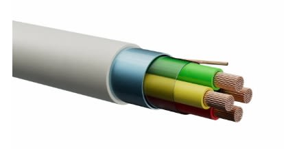 BERICA CAVI SPA - BECB30C04022LSZHB ALLARME 4X0,22 - 36762 BIANCO LSZH C