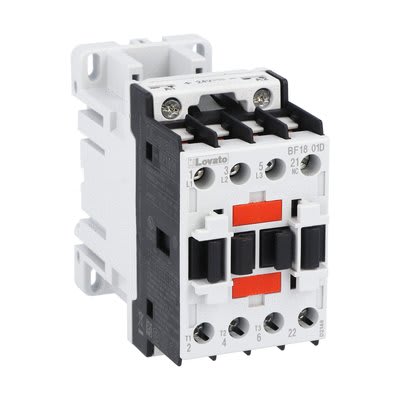 LOVATO - LOVBF1801D012 CONTATTORE 3P+1NC 18A AC3