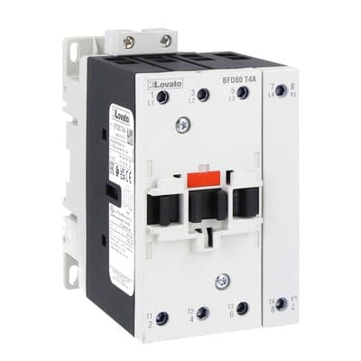 LOVATO - LOVBFD80T4A02460 CONTATT. 4P 90A/1000V DC1 24VAC 60HZ