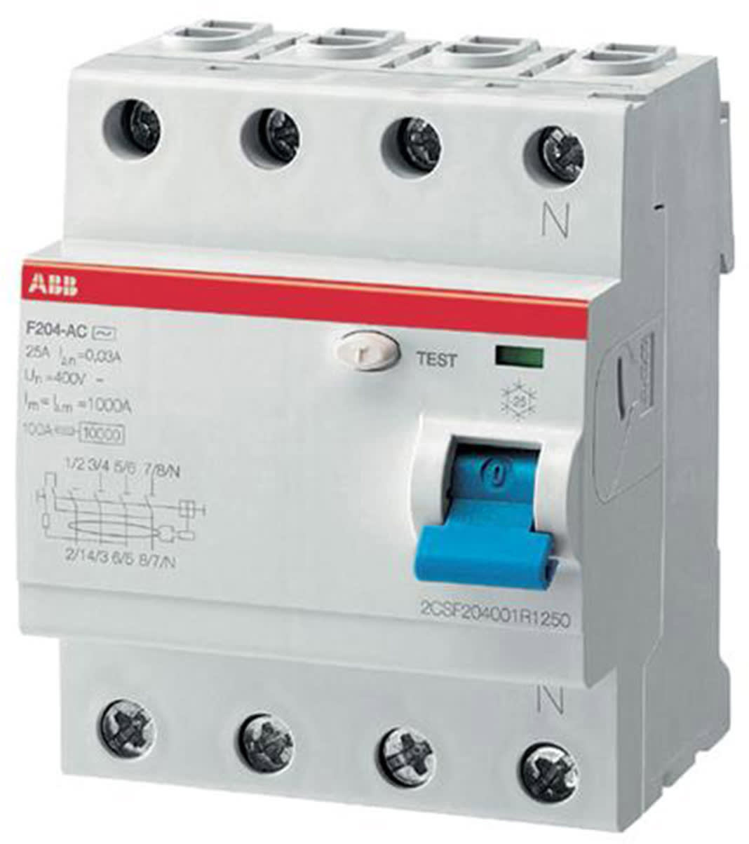 ABB SPA - ABBF429186 F204 A-80/0,03 DIFFEREN.PURI QUADRIP. F2