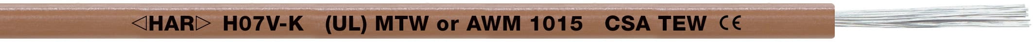 LAPP ITALIA SRL - LPP4160703/100 OLFLEX WIRE MS 2.1 1X6 BN