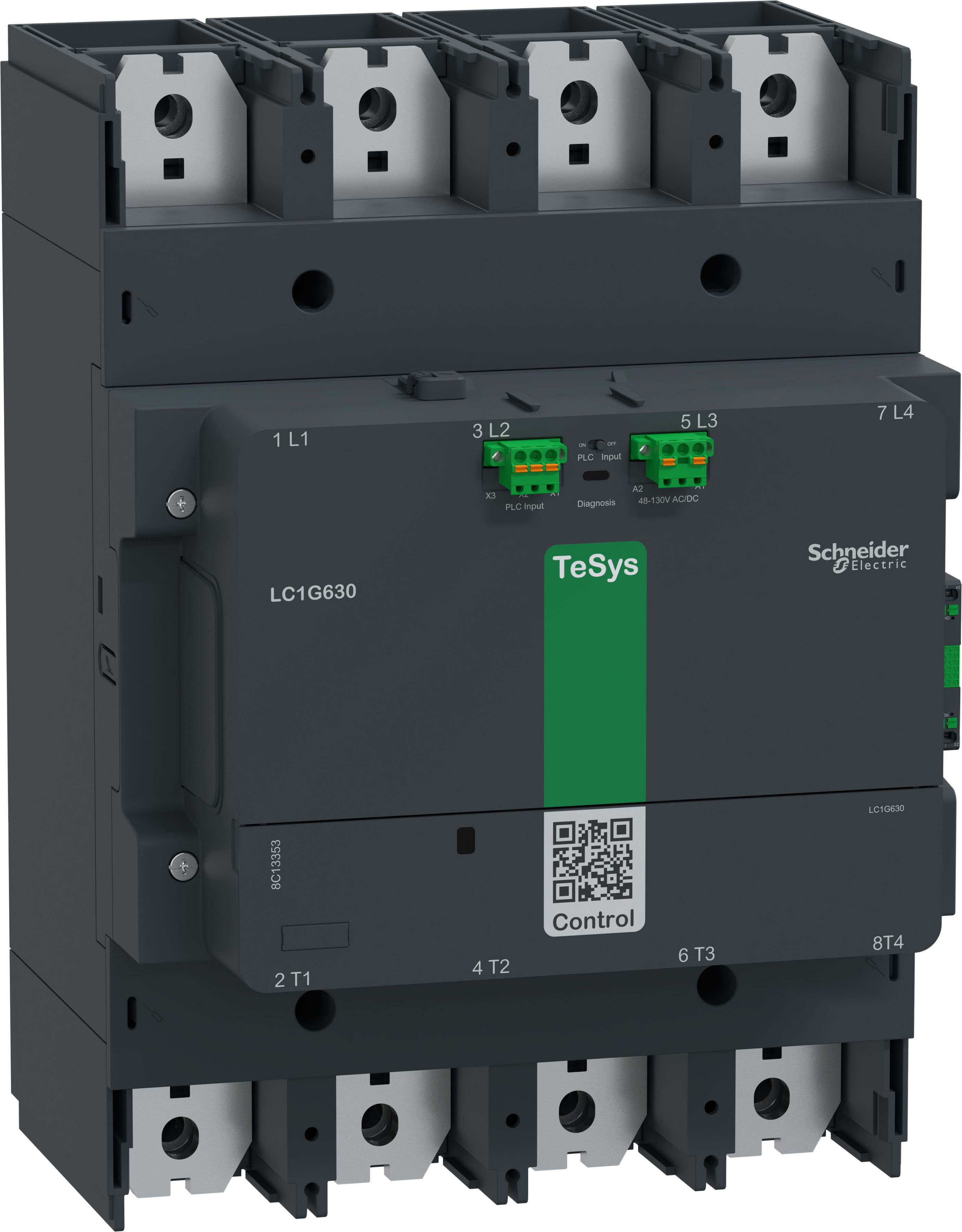 SCHNEIDER ELECTRIC - SNRLC1G6304EHEA CONTATT.TESYS G 630A 4P ADV 48-130V ACDC