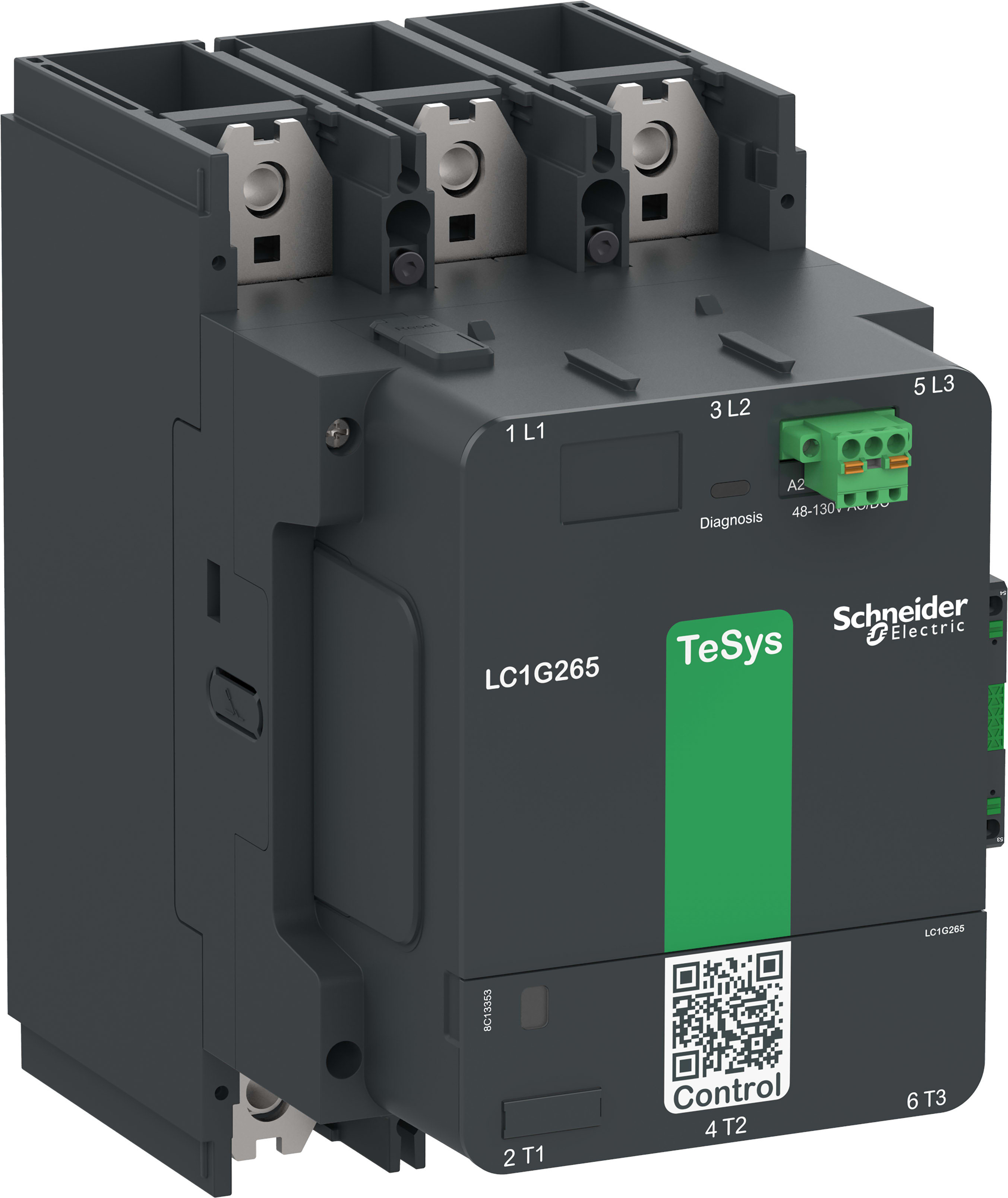 SCHNEIDER ELECTRIC - SNRLC1G500KUEN CONTATT. TESYSG500 3P STD 100-250V ACDC