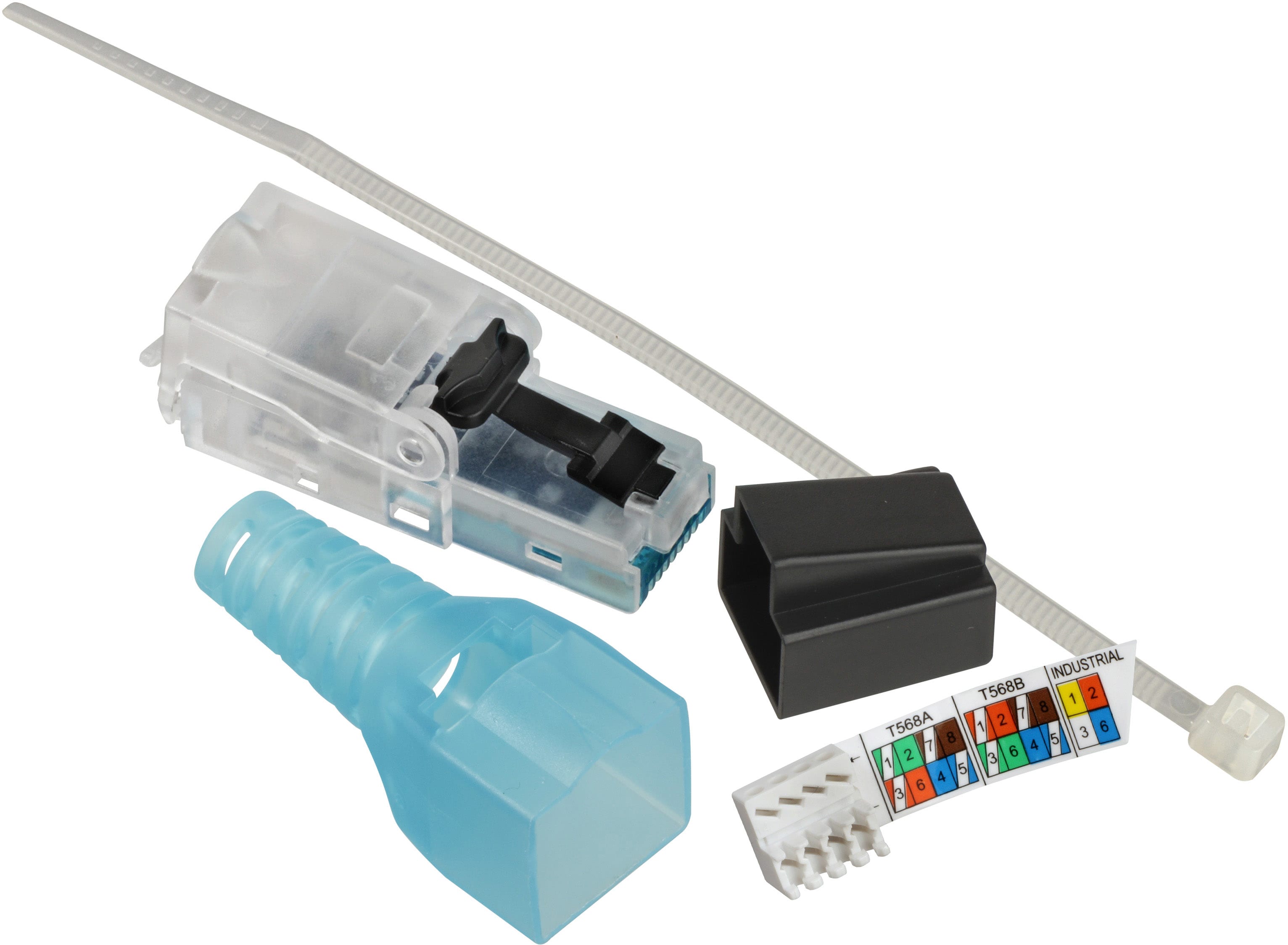 SCHNEIDER ELECTRIC - SNRACTPG6ATLU001 PLUG MASCHIO TERMINABILE RJ45 UTP CAT6A
