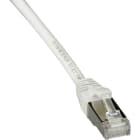 SCHNEIDER ELECTRIC - SNRACTPC6ASFLS05WE PC S/FTP 4P CAT6A 550 MHZ LSZH 0,5M BIA.