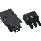 WAGO ITALIA SRL - WAG770-203/035-000 PRESA CUSTODIA ANTISTRAPPO 3P COD A NERO