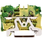 WAGO ITALIA SRL - WAG2004-1207 MORSETTO DI TERRA PER 2 CONDUTTORI VERDE