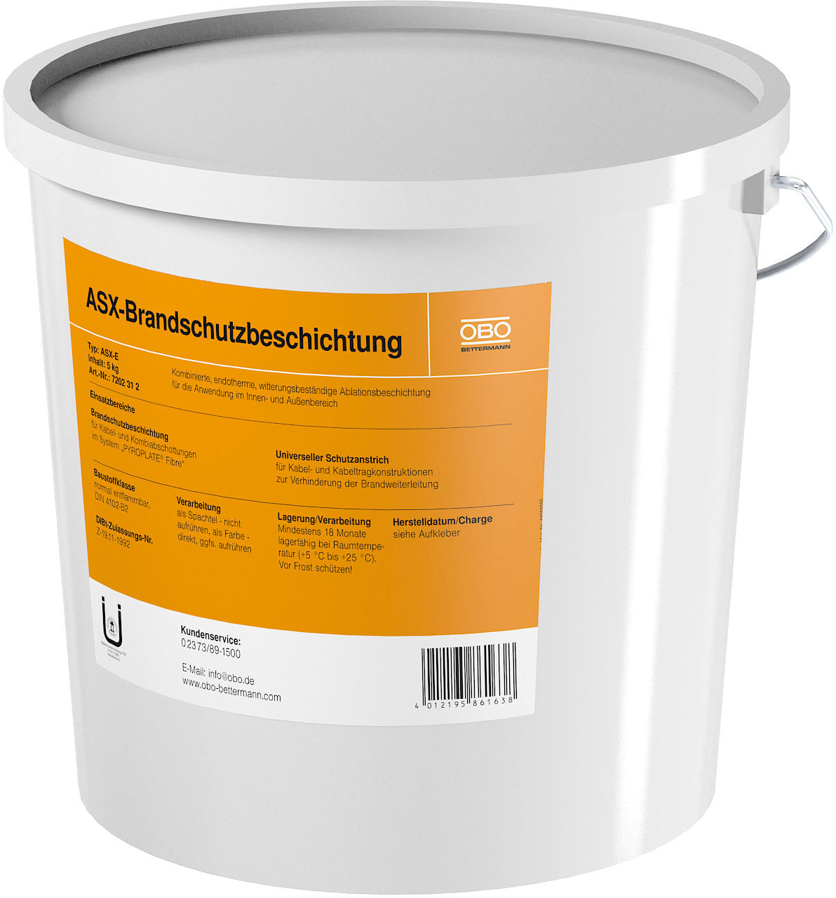 OBO BETTERMANN - OBO7202312 ASX-E ISOLANTE ANTINCENDIO