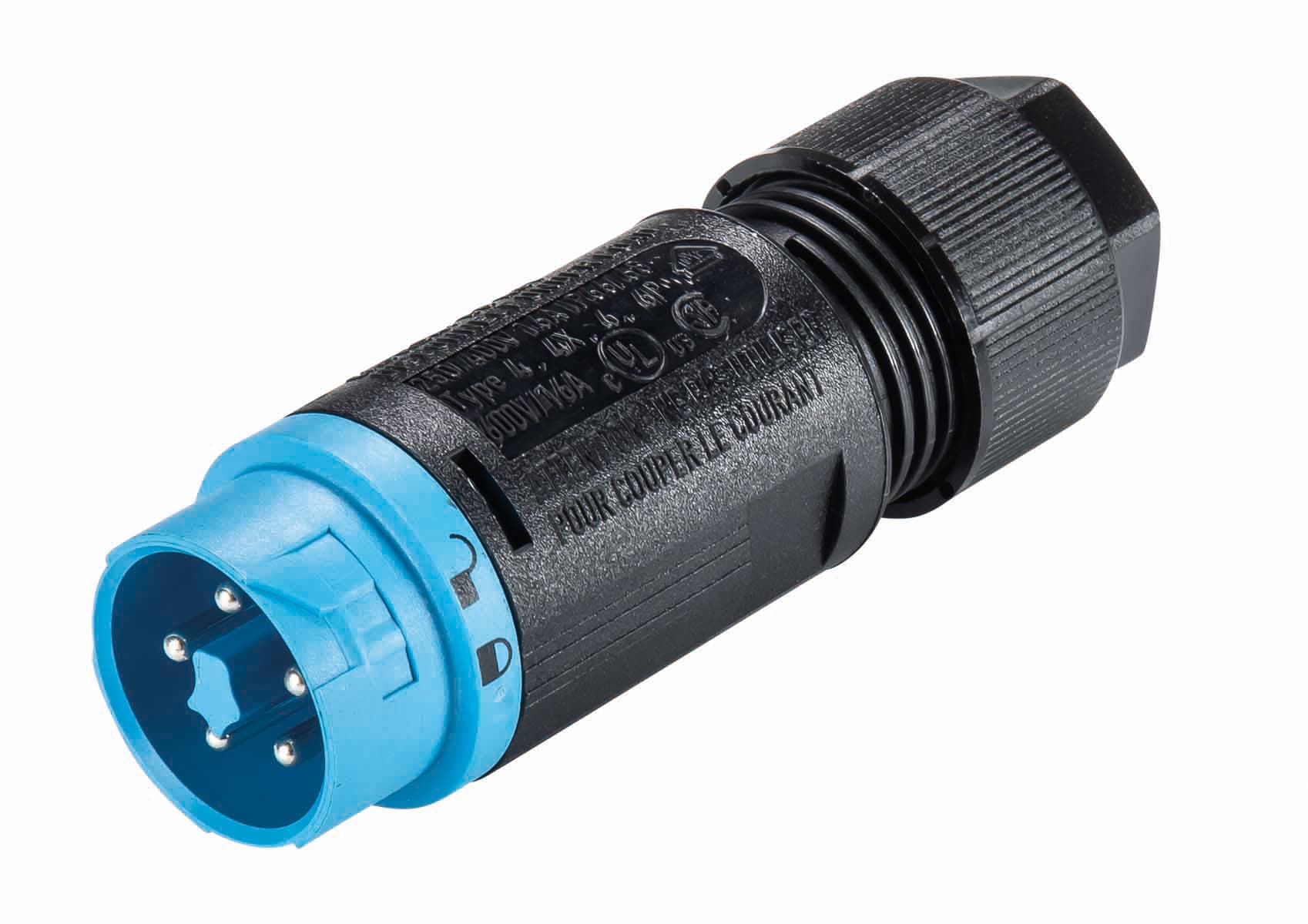 WIELAND ELECTRIC SRL - WIE46.052.4553.9 CONNETTORE SPINA RST16I5 S S1 ZT6S H BL