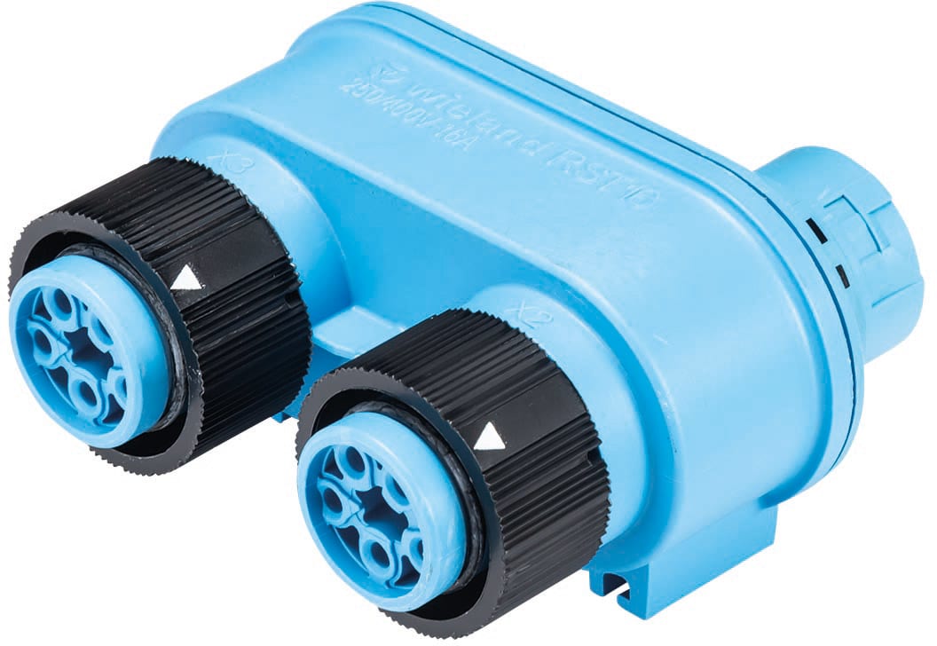 WIELAND ELECTRIC SRL - WIE46.050.1253.9 DISTRIBUTION BLOCK RST16I5V 2P1 TGVGH BL