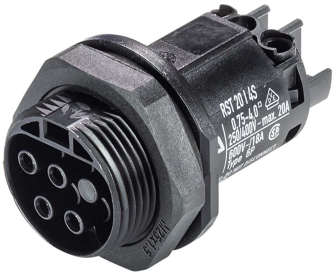 WIELAND ELECTRIC SRL - WIE96.041.5053.1 FEMALE CONNECTORRST20I4S B1 M01 SW