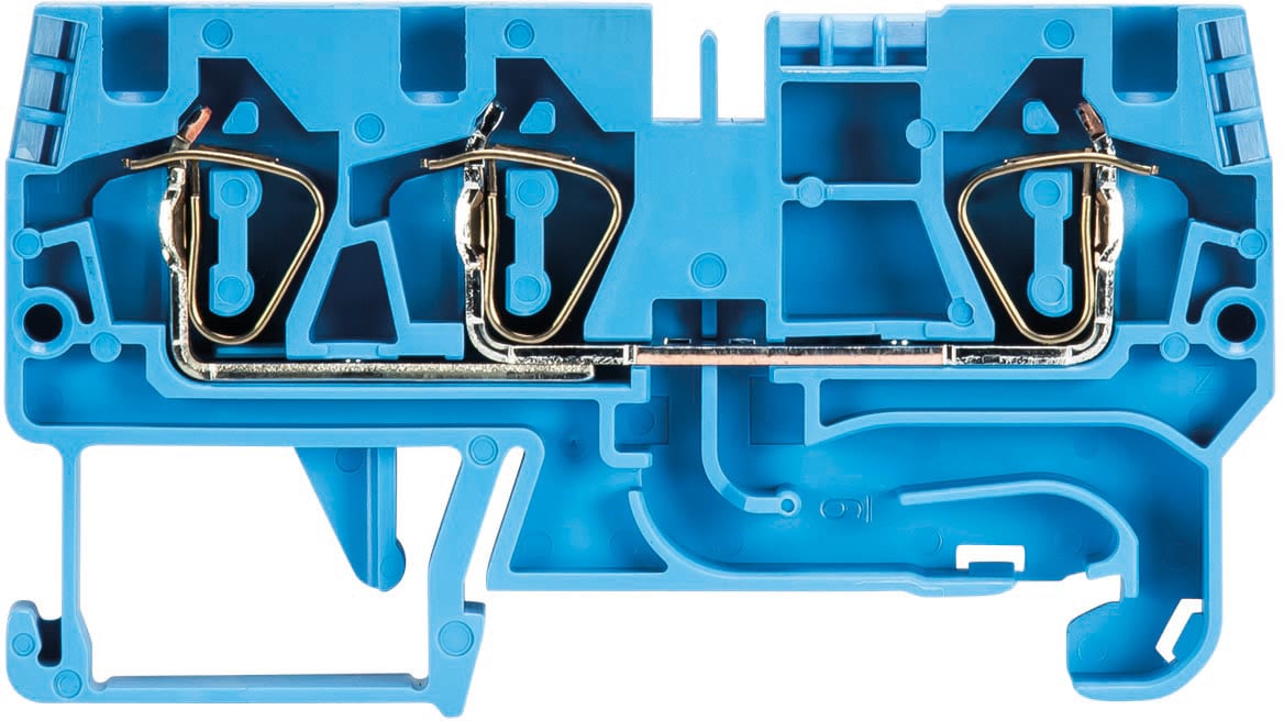 WIELAND ELECTRIC SRL - WIE56.704.5055.6 FEED-THROUGH TERMWKFN 4 D1/2/35 BLUE