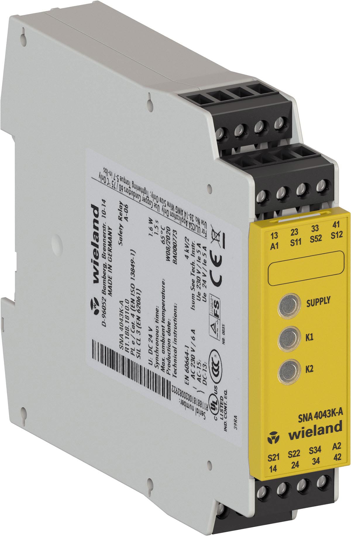 WIELAND ELECTRIC SRL - WIER1.188.1840.0 SNA4043K-A AC230V (A)