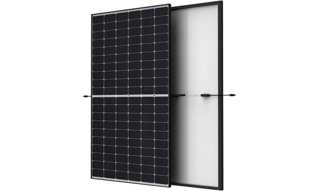 TRINA SOLAR - X53TSM-375DE08M.08 MONO PERC HALF CUT 375W BLACK FRAME