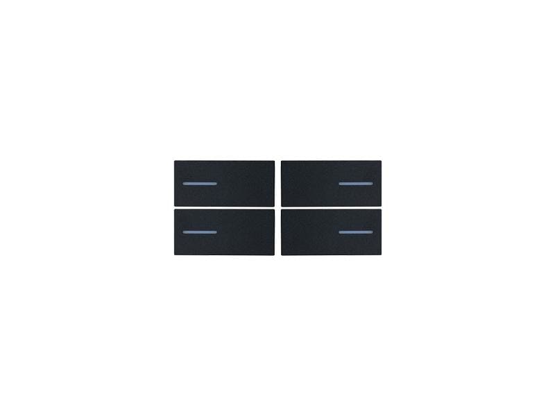 EELECTRON SPA - EEXBKT4FX-0720 KIT 4 TASTI T/U FENIX NERO 0720-LINE