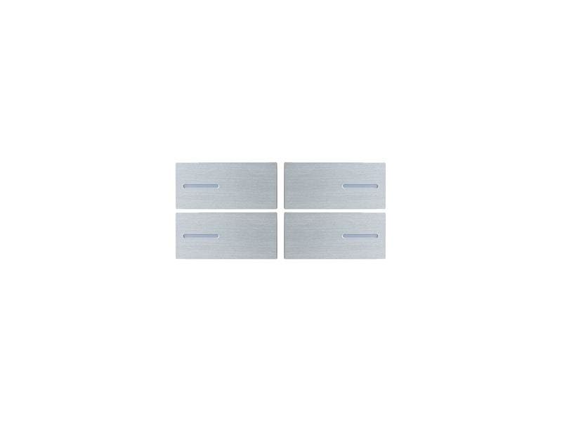 EELECTRON SPA - EEXBKT4MT-SH KIT 4 TASTI T/U METAL SILVER-LINE