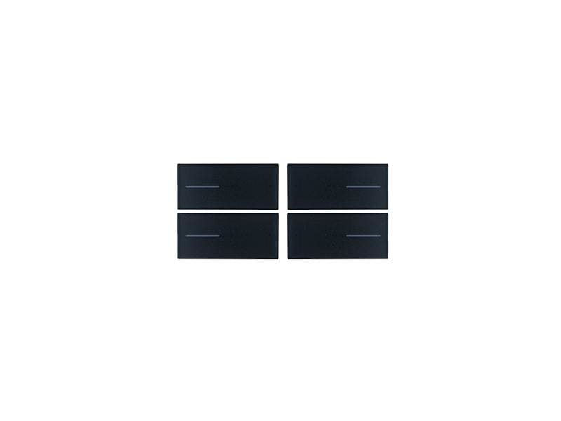 EELECTRON SPA - EEXBKT4PLL-3 KIT 4 TASTI T/U VERNICIATI NERO-LINE
