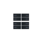 EELECTRON SPA - EEXBK08FX-0720 KIT 8 TASTI FENIX NERO 0720-LINE