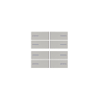 EELECTRON SPA - EEXBK08FX-0748 KIT 8 TASTI FENIX BEIGE 0748-LINE