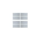 EELECTRON SPA - EEXBK08MT-SH KIT 8 TASTI METAL SILVER-LINE