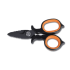 BM SPA - BMM011280088 Forbici per elettricisti a doppio effetto, con profili a fresa in acciaio inossidabile rivestito in DLC