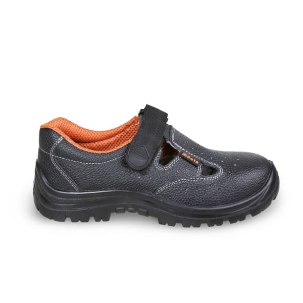 BM SPA - BMM072471246 SANDALI PELLE NERA C/LAM BK 46