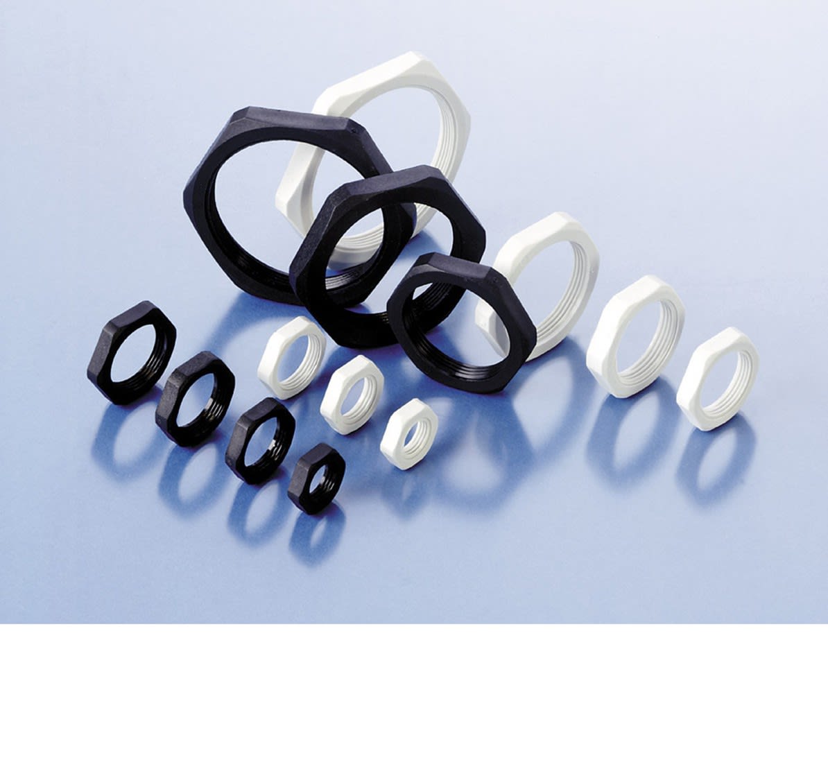 ABB SPA - ABBBMN-M25 GHIERA IN NYLON M25 PA6 BK