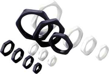 ABB SPA - ABBBMN-16 GHIERA IN NYLON PG16 PA6 BK