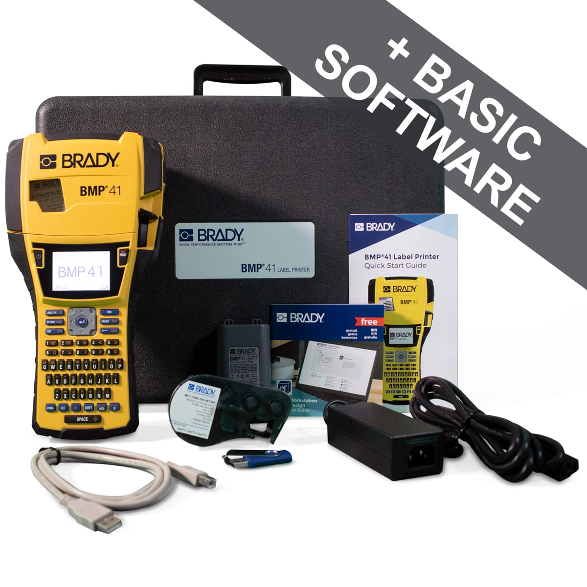 BRADY ITALIA - MOD133254 STAMPANTE PER ETICHETTE BMP41 EU - 1 PEZ