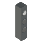 PIZZATO ELETTRICA - PZZBN AC3ZA60 PULSANTIERA DI COMANDO SERIE BN