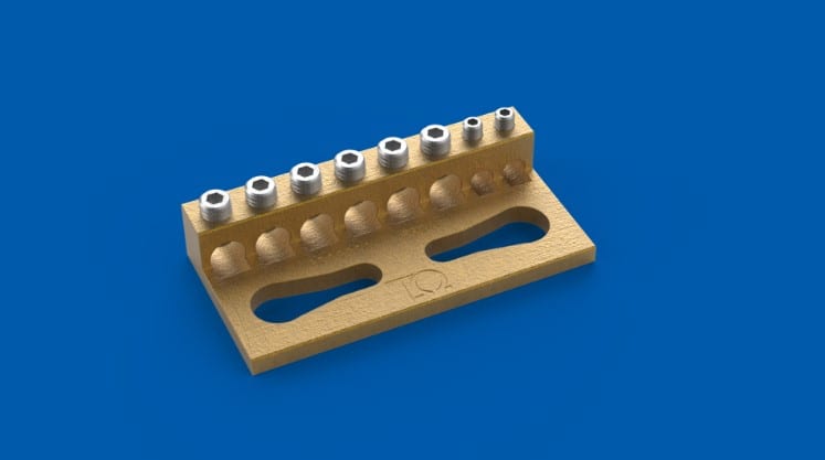 TEKNOMEGA SRL - TKGBOC3000 RIPARTITORE UNIVERSALE IN OTTONE 8 OUT
