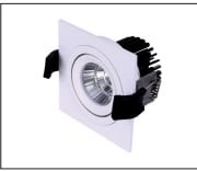 BRILUX SRL - BR1B502-Q17903 ANELLO ORIENTABILE QUADRATO 90X90MM BIAN