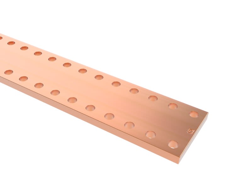 TEKNOMEGA SRL - TKGBRP1050 BARRA RAME 120X10 L1750 FORATA D10,5MM P