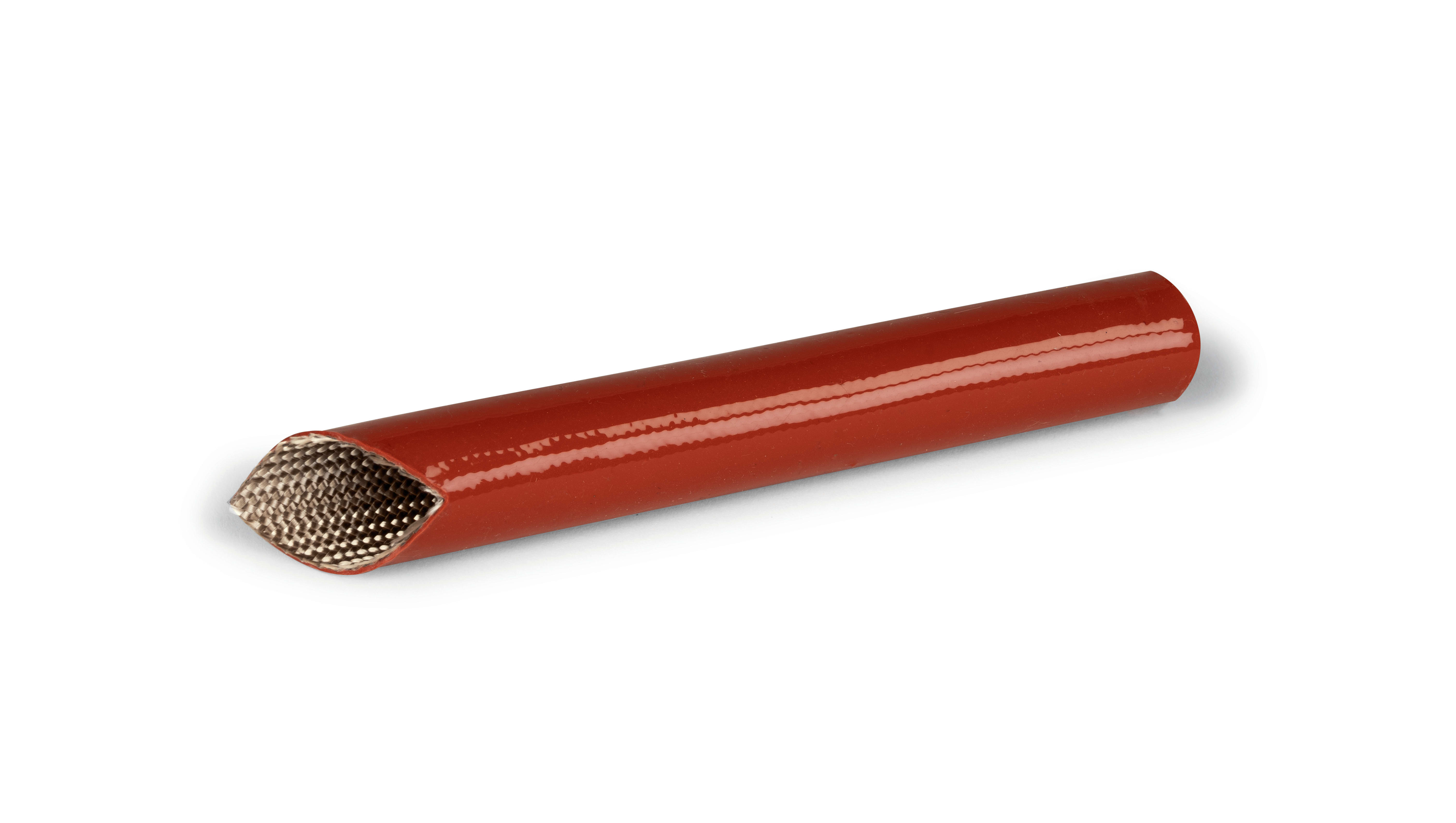 S.I.G.I. SRL - SGISCS7UL9 GUAINA VETRO SILICONE ROSSA UL 7 KV 9 MM